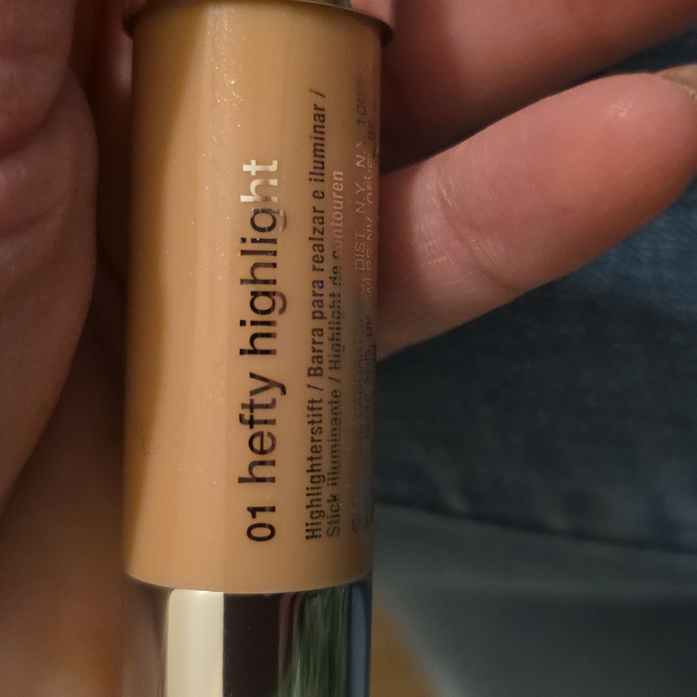 Clinique Chubby Stick Sculpting Highlight 01 Hefty Highlight Full Size No Box - Picture 3 of 4